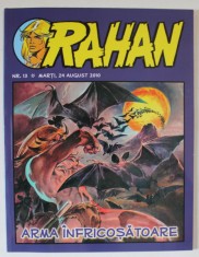 RAHAN , REVISTA DE BENZI DESENATE PENTRU COPII , TEXT IN LIMBA ROMANA , NR. 13 , 2010