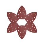 Set de 20 discuri pentru slefuit Wumuge, oxid de aluminiu, rosu, granulatie 120, 14 x 10 cm