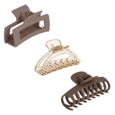 Set Clame Păr Femei, Multicolor, 8.5cm, 3 Bucăți