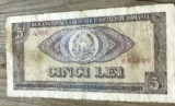 BNKRO001 Romania bancnota 5 lei 1966