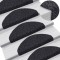 Gossi covorase autocolante de scari, 15 buc, 65 x 21 x 4 cm, negru