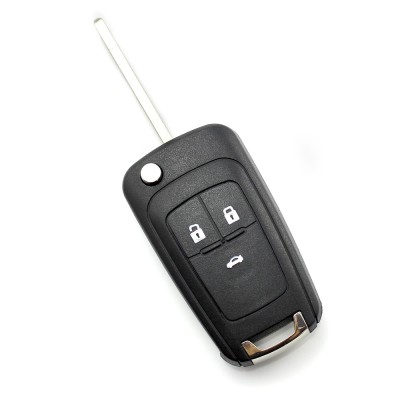 Opel / Chevrolet - Carcasa tip cheie briceag cu 3 butoane foto
