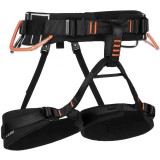 Ham Alpinism Mammut 4 Slide, Black, XS-M (59-89cm Talie), Catarame Ajustabile, Confortabil, 4 Bucle Echipament, Indicator Uzura