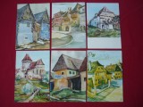 CARTE POSTALA, REPRODUCERI DE ARTA LOT 6 BUC. JULIANA FABRITIUS-DANCU