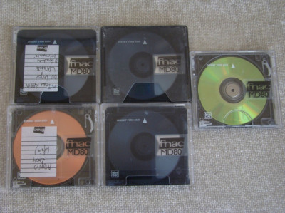 Lot 5 Minidisc-uri FNAC Folosite - 15 foto
