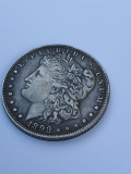 Moneda argint 1 dolar Morgan Dollar 1893 stare impecabila, America de Nord