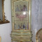 vitrina de colt baroc venetian,antica/vintage,pictata,Italia/mobila veche