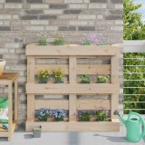 vidaXL Cutii de flori pentru paleți Euro 24 pcs Gri deschis 42037224