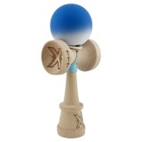 Kendama X Originala, Profesionala, Cyrax, Rubber Grip, Cupe Mari KING SIZE V3, Gaura in Baza, Rulment Metalic, din lemn 18 cm, Ata 62/65 cm, Gradient