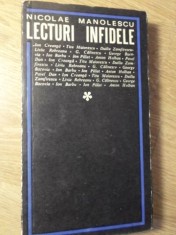 LECTURI INFIDELE-NICOLAE MANOLESCU foto