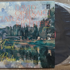 S. Franck, Sonata in A Major, J. Brahms, Sonata no. 3// disc vinil