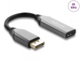 Adaptor Activ DisplayPort la HDMI T-M 8K60Hz cu HDR, Delock 64366
