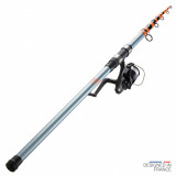 Set SYMBIOS LIGHT-100 390 Pescuit Surfcasting Lansetă și mandrină 80-150g, Caperlan