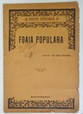 FOAIA POPULARA , PUBLICATIE ENCICLOPEDICA ILUSTRATA , ANUL IV , NO. 5 , 1 MARTIE , 1901