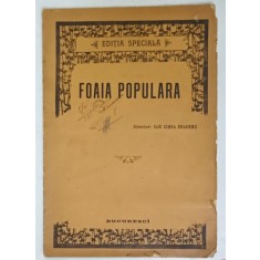FOAIA POPULARA , PUBLICATIE ENCICLOPEDICA ILUSTRATA , ANUL IV , NO. 5 , 1 MARTIE , 1901