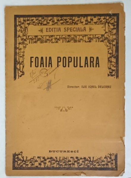 FOAIA POPULARA , PUBLICATIE ENCICLOPEDICA ILUSTRATA , ANUL IV , NO. 5 , 1 MARTIE , 1901