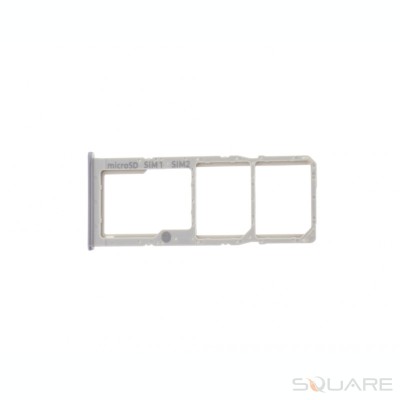 Suport SIM Samsung Galaxy A51, A515, A71, A715, Silver, Dual SIM foto