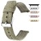 Curea material textil, compatibila cu Apple Watch 10, 46mm, Olive Green