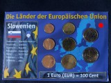 UNC Euro set - Slovenia 2007 , 8 monede