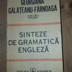 Sinteze de gramatica engleza- Georgiana Galateanu-Farnoaga