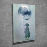 Tablou decorativ, Vega, Canvas 100 procente, lemn 100 procente, 30 x 40 cm, 265VGA1045, Multicolor