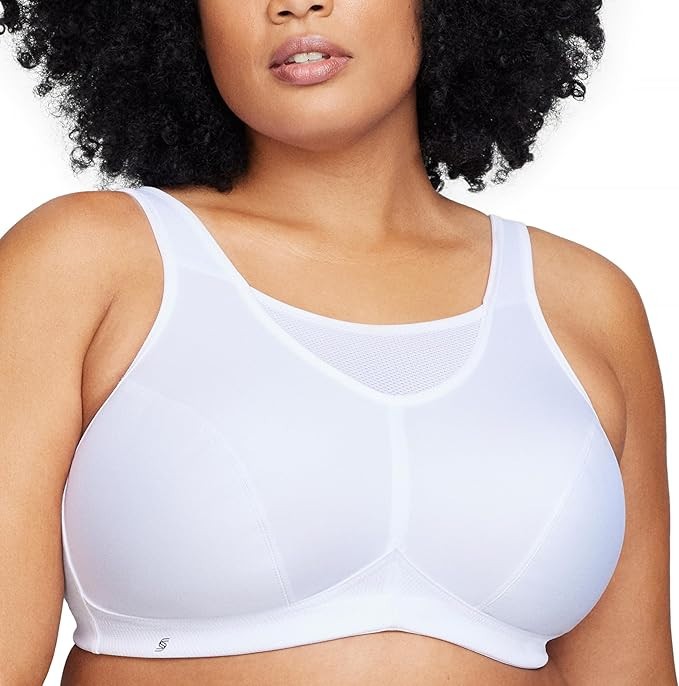Sutien sport pentru femei Glamorise, alb, 115J - OUTLET