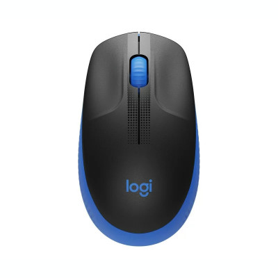 MOUSE wireless LOGITECH M190 wireless negru / albastru 910-005907 foto