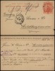 Great Britain 1892 Preprinted stationery London to Hildburghausen DB.001