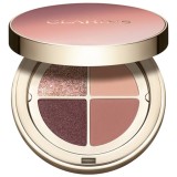 Clarins Ombre 4 Colour Eye Palette paletă cu farduri de ochi pentru un efect de lunga durata culoare 01 - Fairy Tale Nude Gradation 4.2 g