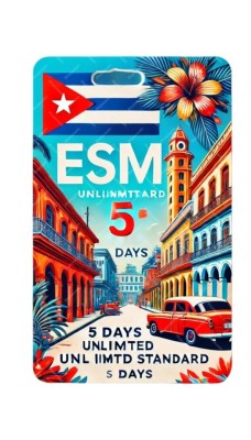 eSIM, Unlimited Standard, 5 Days, Cuba foto
