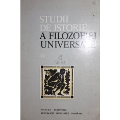 STUDII DE ISTORIE A FILOZOFIEI UNIVERSALE