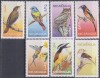 Timbre cu păsări din Nicaragua, Nestampilat