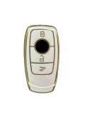 Cumpara ieftin Husa de protectie Premium pentru cheie Mercedes-Benz, material TPU de inalta calitate, compatibila cu A-Class, C-Class, E-Class, S-Class, GLS, GLA, GL