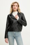 Answear Lab geaca culoarea negru, de tranzitie