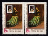 ROMANIA 1970 LP 723 EXPOZITIA MAXIMAFILIE ROMANIA-FRANTA PERECHE SERII MNH