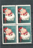 USA, Cinderella 1951 Christmas x 4, MNH, imperf. left L.074