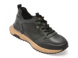 Pantofi sport GRYXX negri, 11015, din piele naturala