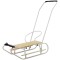 Sanie cu impingator, cadru de metal, alb, 83 x 38 cm, Lean 13364