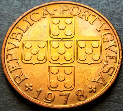 Moneda 1 ESCUDO - PORTUGALIA, anul 1978 *cod 2427 - UNC foto
