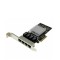 Placa de Retea Quad Port Startech ST4000SPEXI, 4 x Rj-45 10/100/1000Mbps