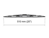 Lamela stergator 510mm/20in Audi, BMW, Citroen, Dacia, Fiat, Ford, Honda, Hyundai, Jeep, Kia, Lancia, Land Rover, Lexus, Mazda, Mercedes, Nissan,