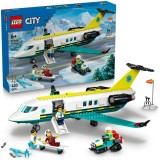 LEGO&reg; City - Avion-ambulanta pentru urgente 60465, 395 piese