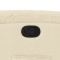 Fotoliu rabatabil, material textil crem - 9