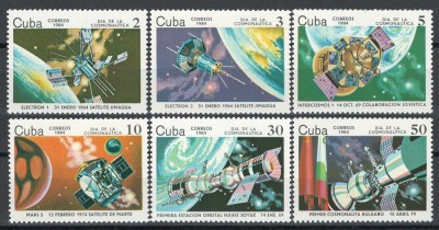 Cuba 1984 Mi 2844/49 MNH - Calatorie &amp;icirc;n spatiu foto