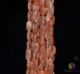 Sirag calcit orange pietre neuniforme 8-12mm 33cm, Stonemania Bijou