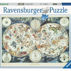 Puzzle 1500 piese - World Map of Fantastic Beasts | Ravensburger