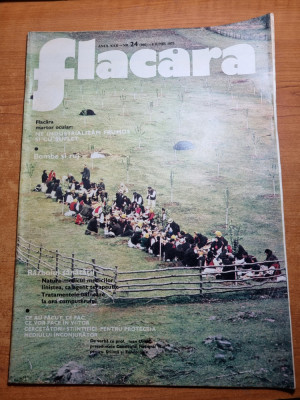 flacara 9 iunie 1973-art.&amp;quot;un oras care naste: pitestiul &amp;quot;,sfantu gheorghe,skylab foto