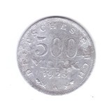 Moneda Germania 500 mark 1923 A, stare relativ buna, curata