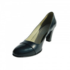 Pantofi dama din piele naturala, Carmen, Arco shoes, Albastru, 37 EU foto