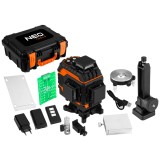 Laser 3D autonivelant cu 12 linii verzi, accesorii complete si geanta